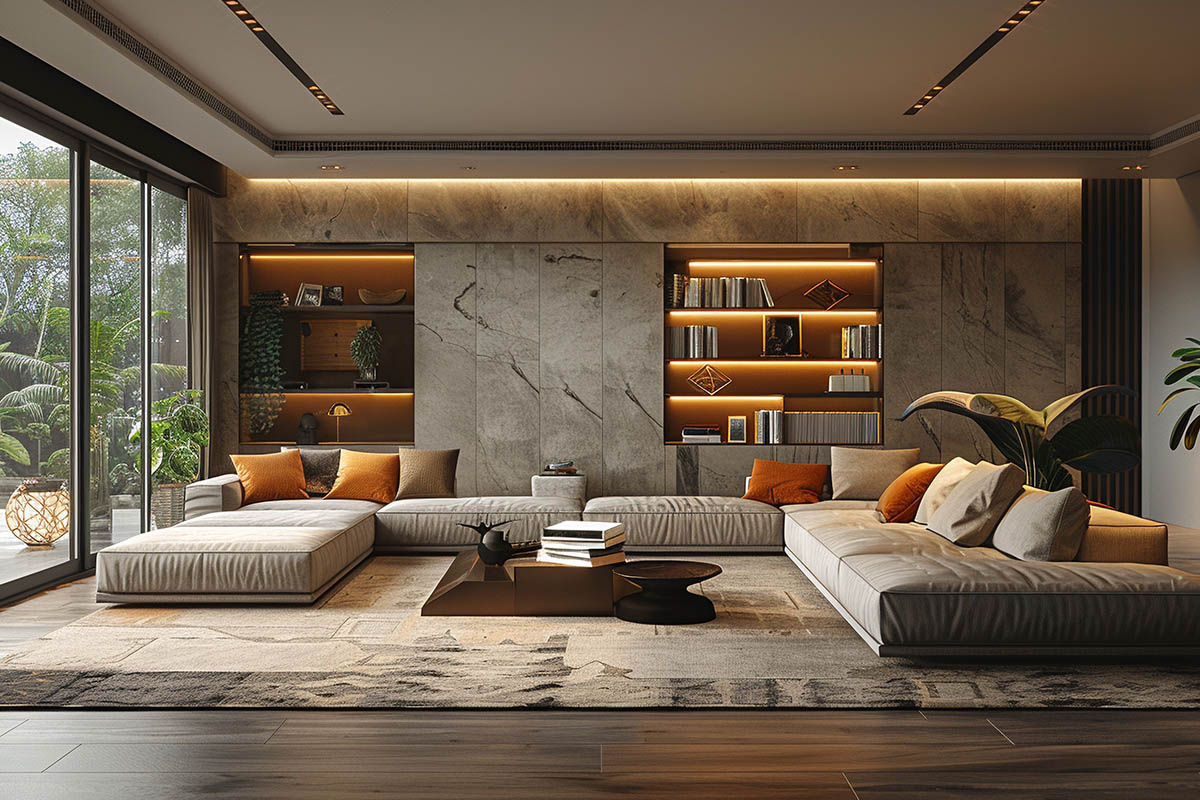 Interior design at D'Nest